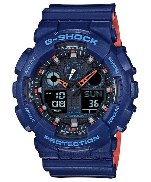 Reloj CASIO G-SHOCK GA-100L-2 BLUE SUNSETen la Tienda On-Line CASIO