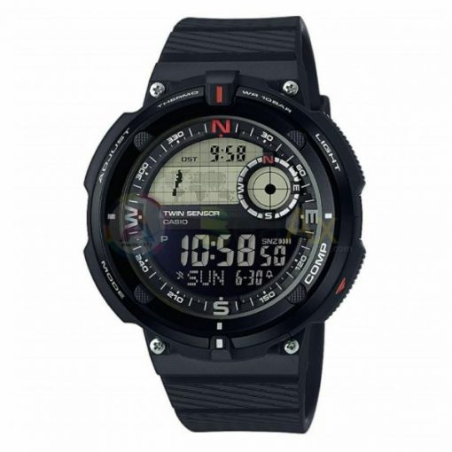Reloj CASIO SGW-600H-1 para montañismo con brújula
