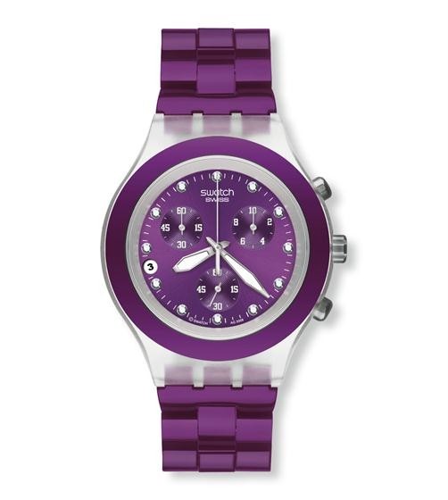 RELOJ SWATCH MUJER FULL-VIOLET SVCK4048AG - Unitime Argentina
