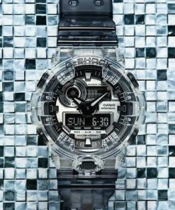 reloj de hombre casio g-shock transparente GA-700SK-1AER