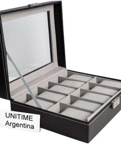Estuche de relojes - Organizador Clásico Negro