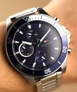 Reloj Acero Fondo Azul Tommy Hilfiger en Tienda UNITIME ARGENTINA