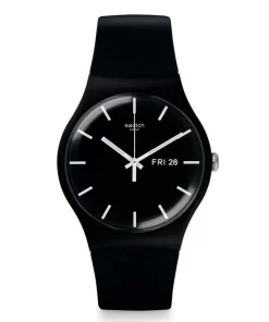 Reloj Swatch Mono Black Dama Mujer Tienda Oficial Unitime Argentina