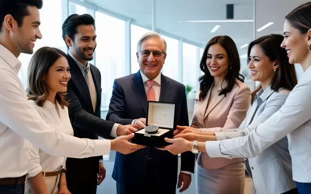 Regalos Empresariales con su logo. Relojes de alta gama para regalar a sus empleados.