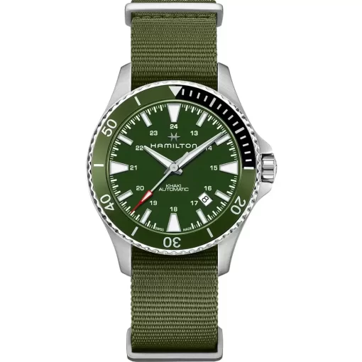 Relojes para actividades acuaticos, con tapa y corona a rosca. Khaki Navy Scuba Auto Automático | 40mm | H82375961 en la Tienda de relojes Hamilton de UNITIME ARGENTINA