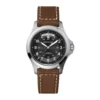 Vista frontal del reloj Hamilton Khaki Field King Auto H64455533 sobre fondo blanco, UNITIME Argentina