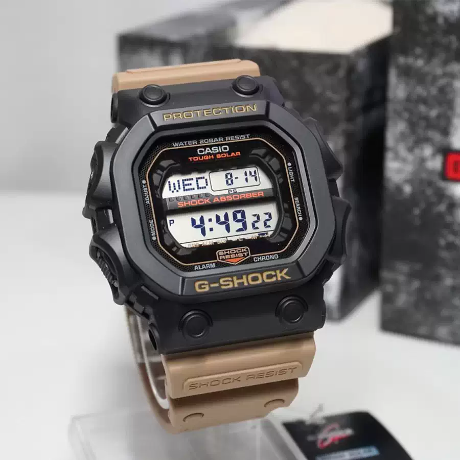 Reloj CASIO G-SHOCK GX-56TU-1A5 con diseño táctico y resistencia para uso deportivo, ideal para condiciones exigentes en Argentina