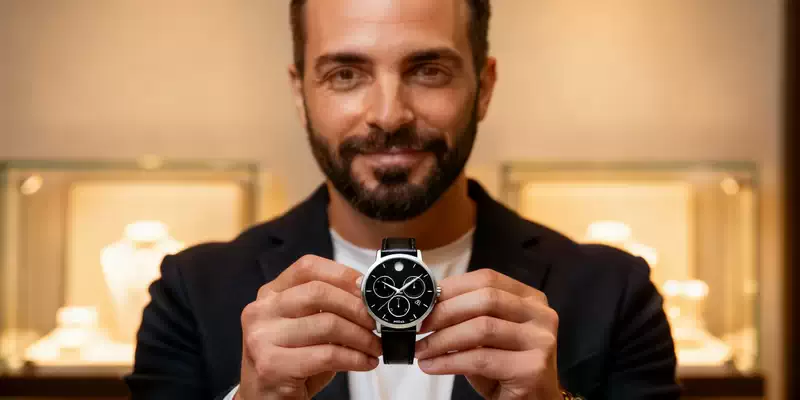 Cronómetro Movado para hombre con garantía de Movado Argentina