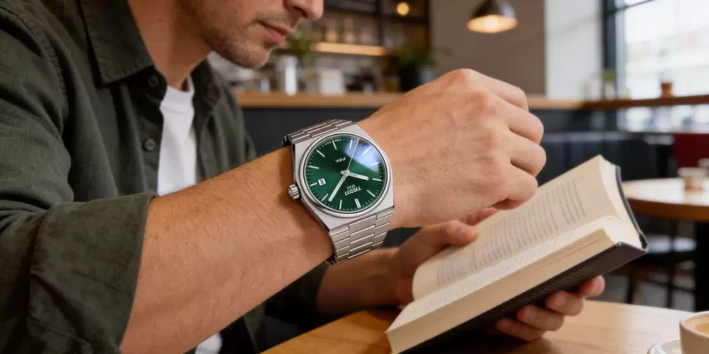 Reloj Tissot PRX hecho en Suiza. Lucilo en todo el muindo.