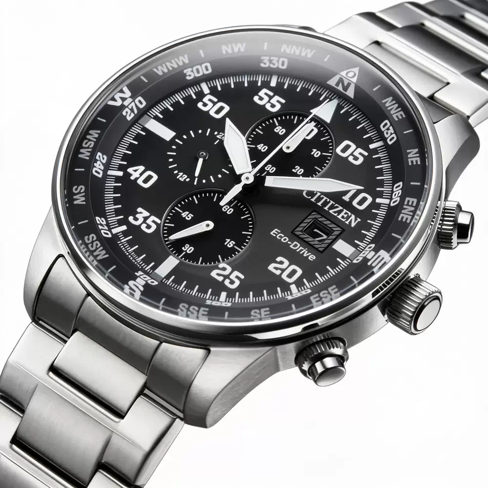 Reloj hombre CITIZEN Eco Drive Pilot CA0690-88E en el Showroom de Unitime Argentina