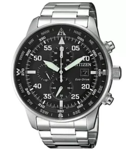 Reloj hombre CITIZEN Eco Drive Pilot CA0690-88E en el Showroom de Unitime Argentina