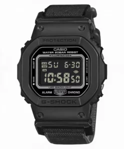 Reloj G-SHOCK DW-5600MNC-1 con caja negra, pantalla digital inspirado en la cultura urbana | Showroom Unitime Argentina