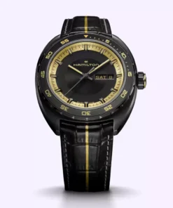 Hamilton American Classic Pan Europ H35455730 negro y dorado — Catálogo Unitime Argentina