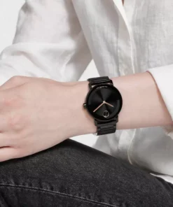 Esfera Museum negra con punto dorado del Movado BOLD Evolution 2.0 3601112