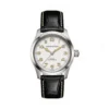 Reloj Hamilton Khaki Field Murph H70405710 de 38 mm con esfera blanca y correa de cuero negra