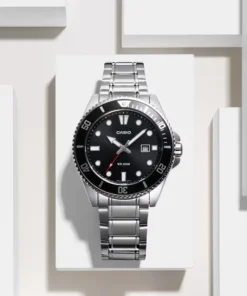 CASIO Duro MDV-107D-1A1 reloj de buceo de acero inoxidable