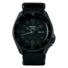 Reloj Seiko 5 Sports SRPD79 automático, caja negra y correa de nylon