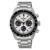 Reloj Seiko Prospex Speedtimer SSC961 cronógrafo solar, esfera blanca y bisel negro