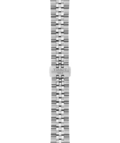 Malla de acero inoxidable con cierre mariposa del reloj Tissot Ballade de mujer