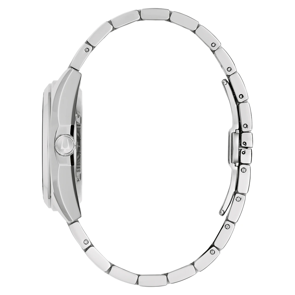 Reloj Hombre Bulova Surveyor Automático Open Heart 96A345 Blanco - Imagen 2