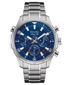 Reloj Hombre Bulova Marine Star Chronograph 96B256 Azul