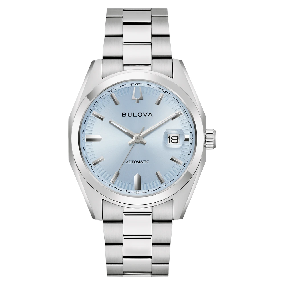Reloj Hombre Bulova Surveyor Automático 96B469 Azul Hielo