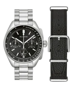 Reloj Hombre Bulova Lunar Pilot 96K111 Negro