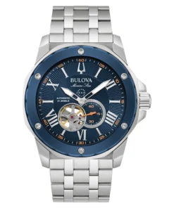 Reloj Hombre Bulova Marine Star Automático 98A302 Azul