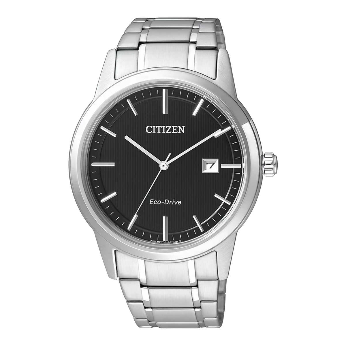 Citizen AW1231-58E Eco-Drive negro, vista frontal