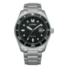 Vista frontal del Citizen AW1760-81E sobre fondo blanco