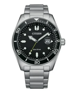 Vista frontal del Citizen AW1760-81E sobre fondo blanco