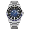 Citizen AW1810-85L Eco-Drive con esfera azul, vista frontal