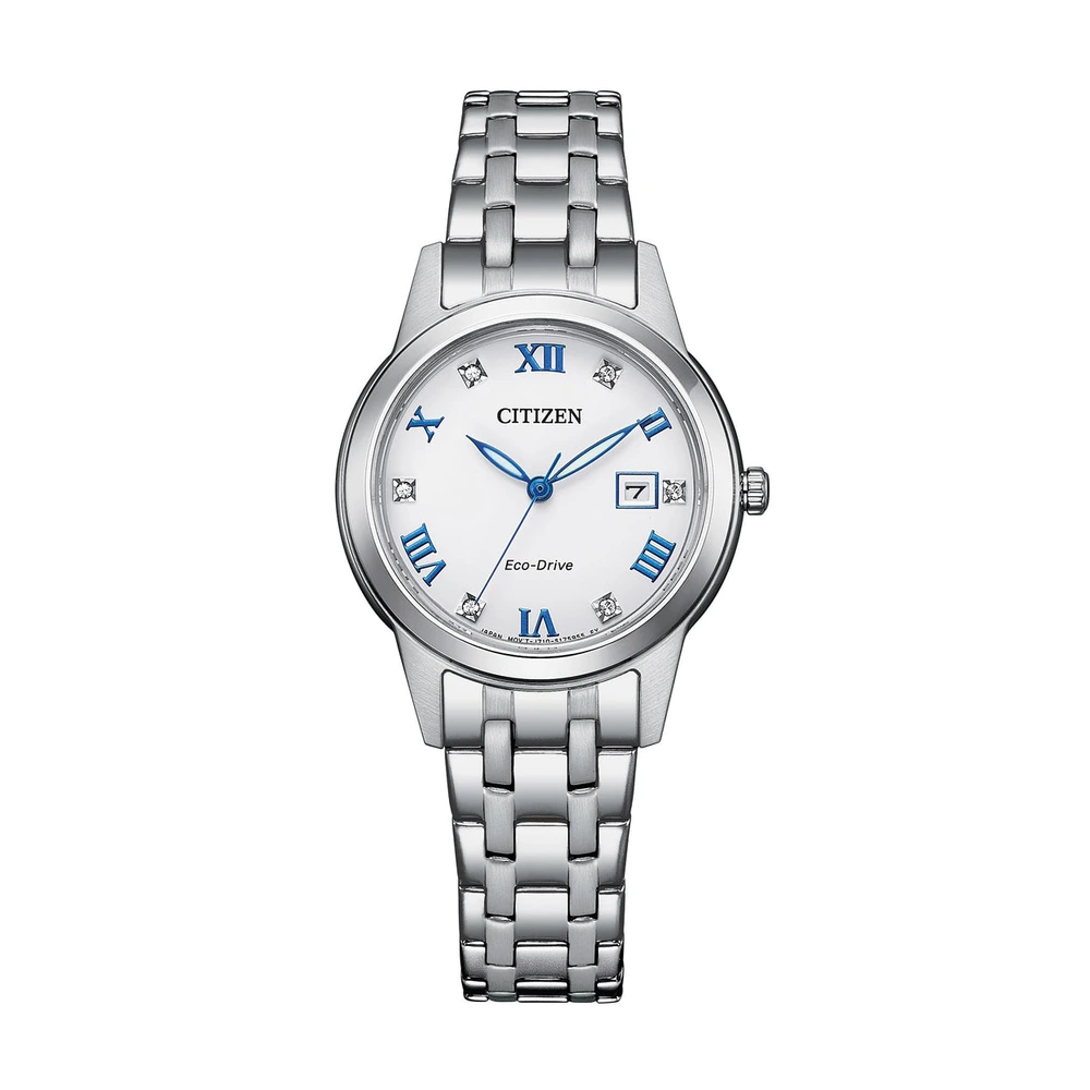 Reloj Mujer Citizen Eco-Drive FE1240-57A Blanco